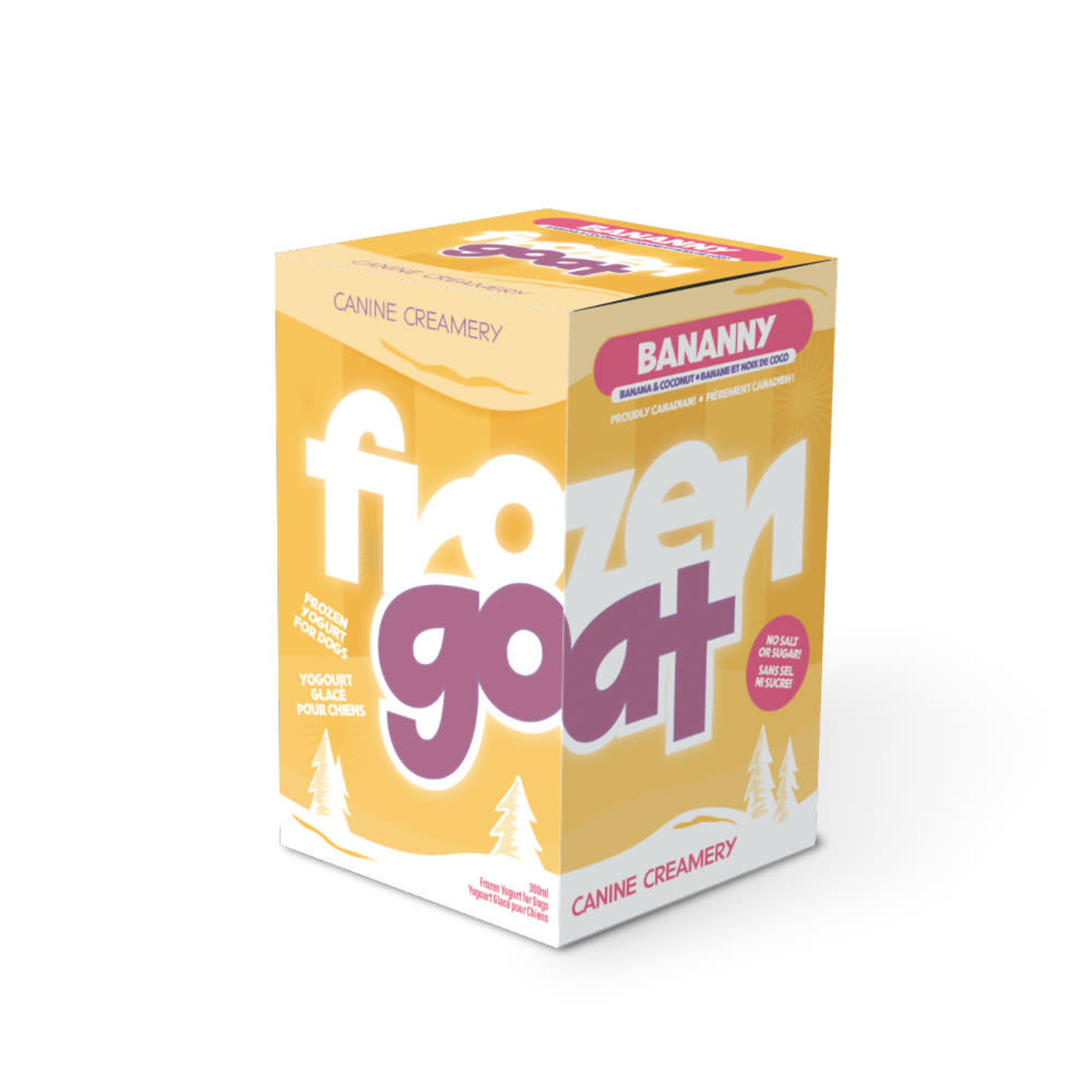 Big Country Raw FROZEN GOAT YOGURT– Bananny 300ml