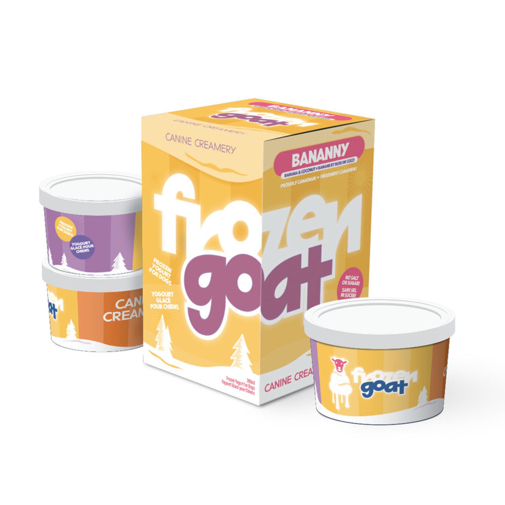 Big Country Raw FROZEN GOAT YOGURT– Bananny 300ml