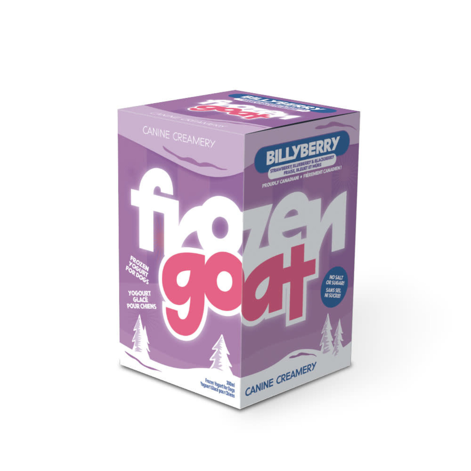 Big Country Raw FROZEN GOAT YOGURT– BillyBerry 300ml