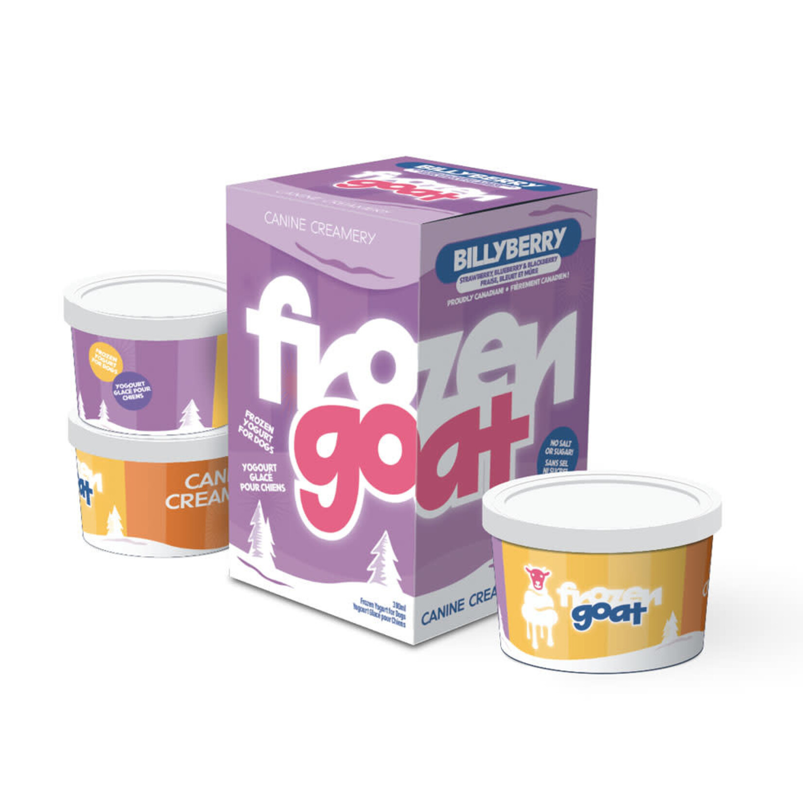 Big Country Raw FROZEN GOAT YOGURT– BillyBerry 300ml