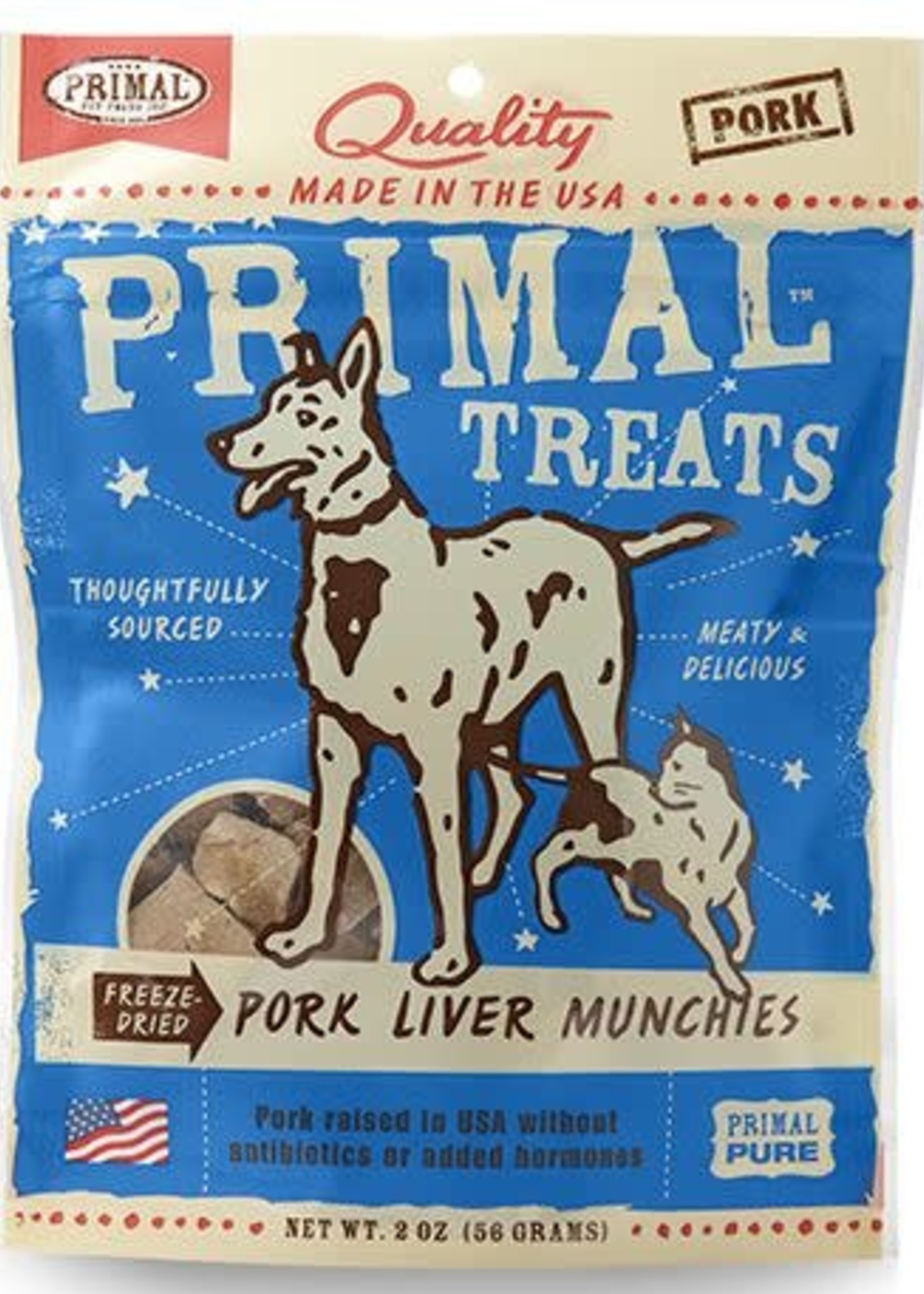 Primal Pet Foods Inc Primal Pork Liver Munchies 2oz