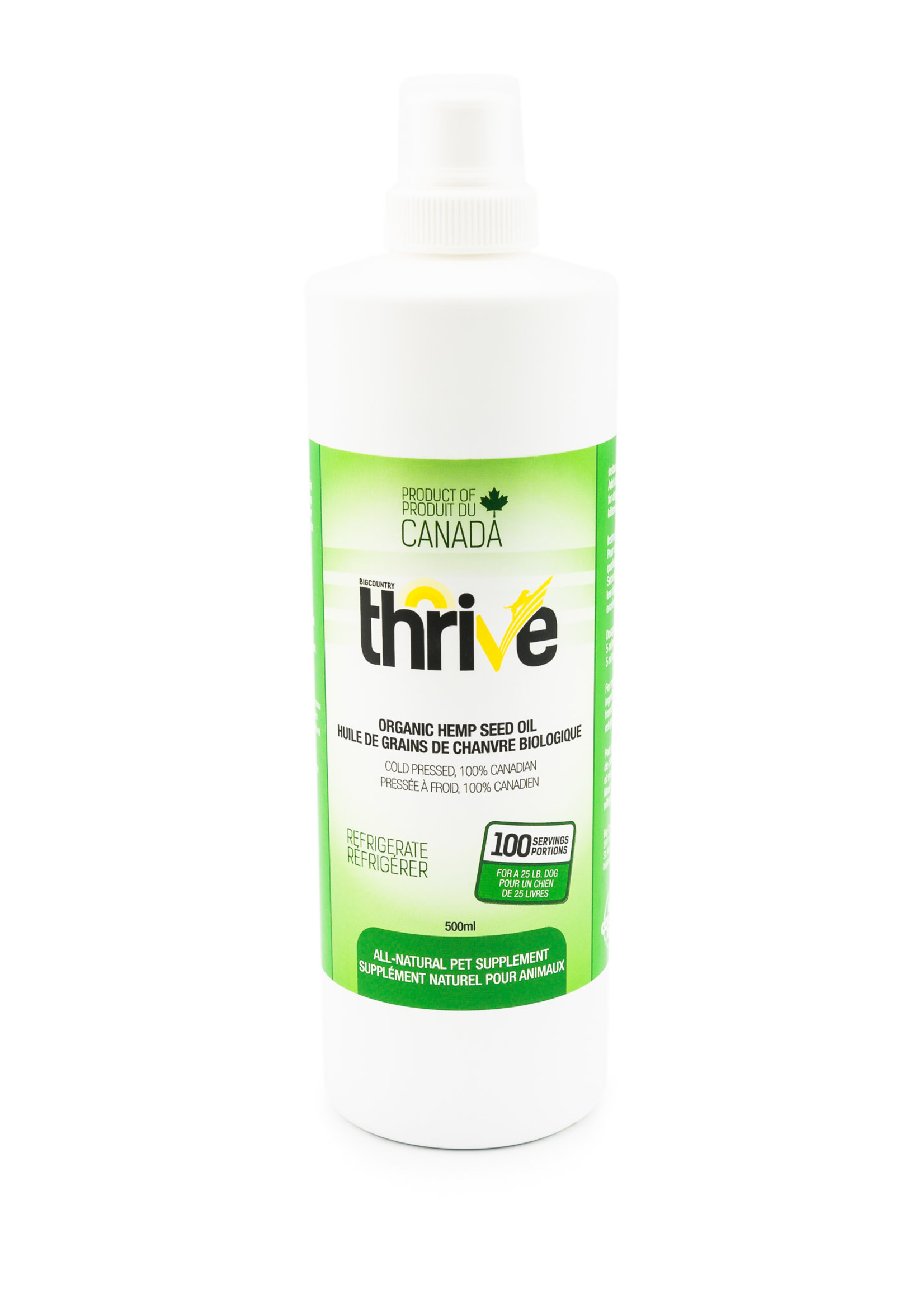 Thrive Thrive Hemp Seed Oil 500ml
