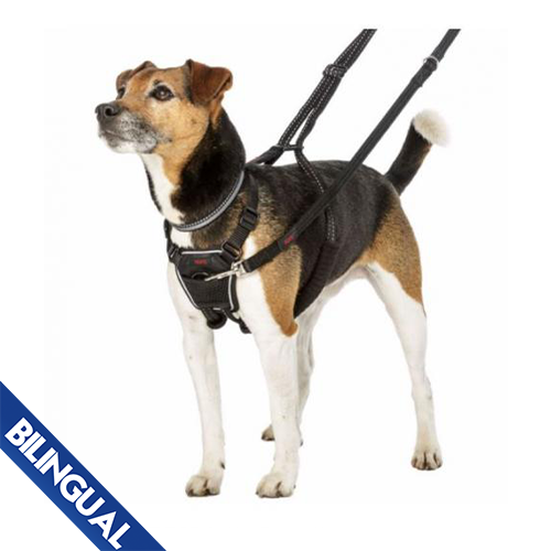 HALTI No Pull Harness - to Stop Your Dog Pulling on The Leash. Adjustable,  Lightweight and Easy to Use. Reflective Dog Training Harness for Large Dogs