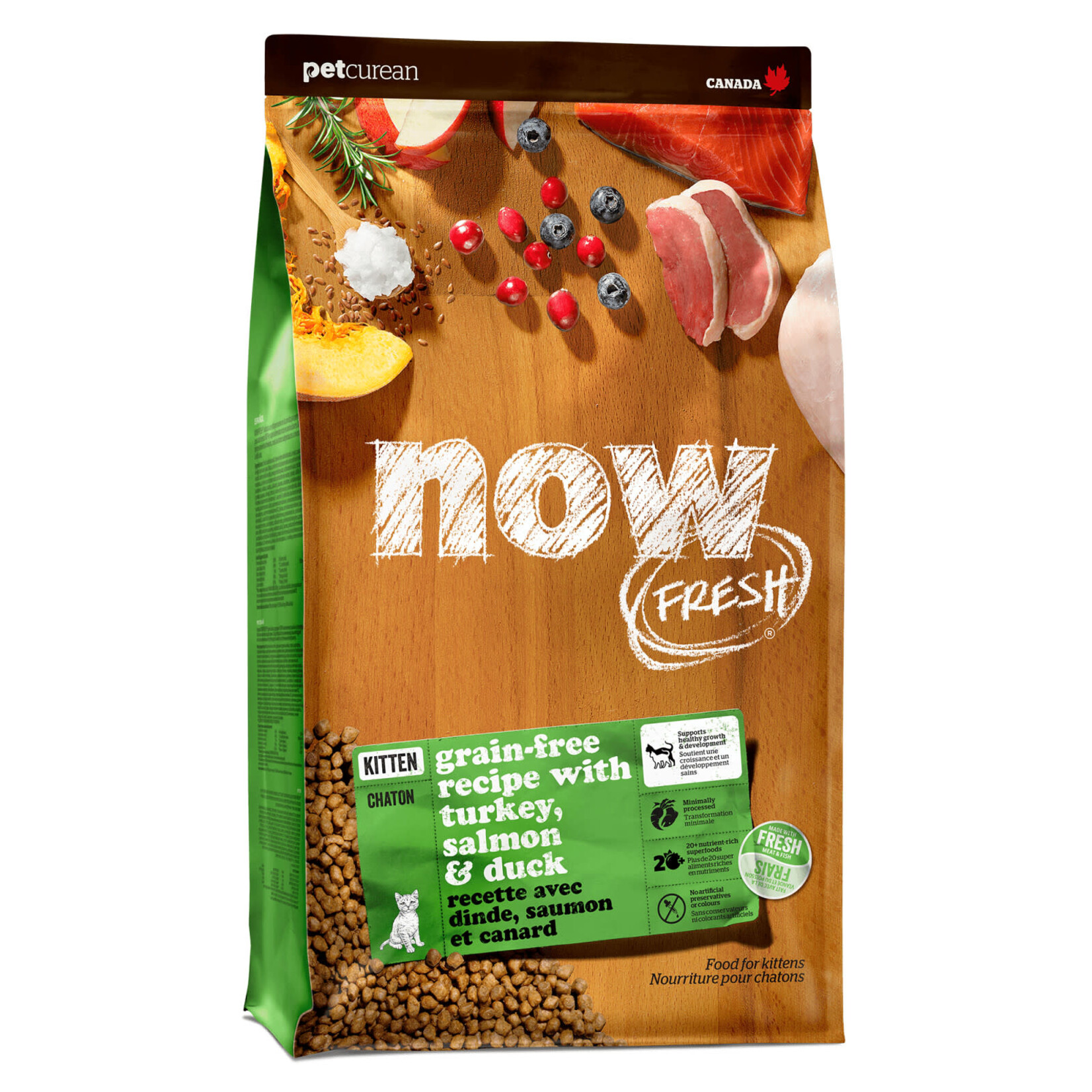 Now Fresh Now Fresh Grain Free Kitten Turkey Salmon Duck Kitten 3lbs