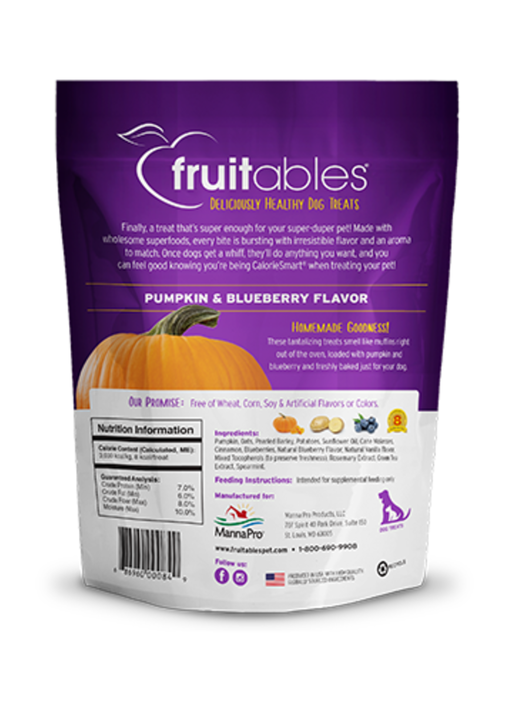 Fruitables Fruitables Pumpkin & Blueberry 12oz