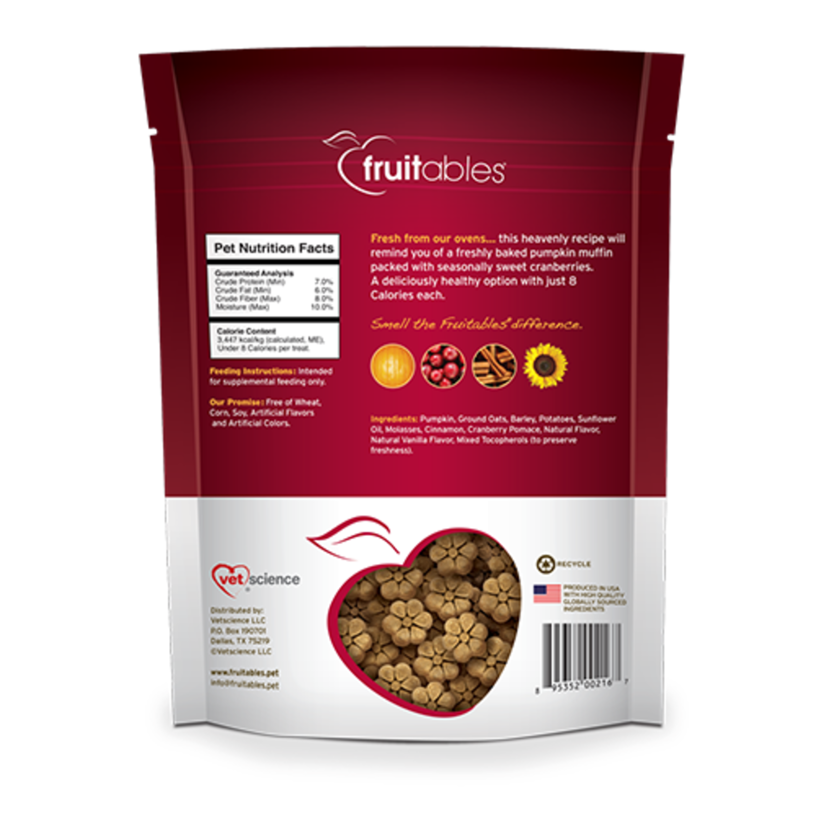 Fruitables Fruitables Pumpkin & Cranberry 7oz