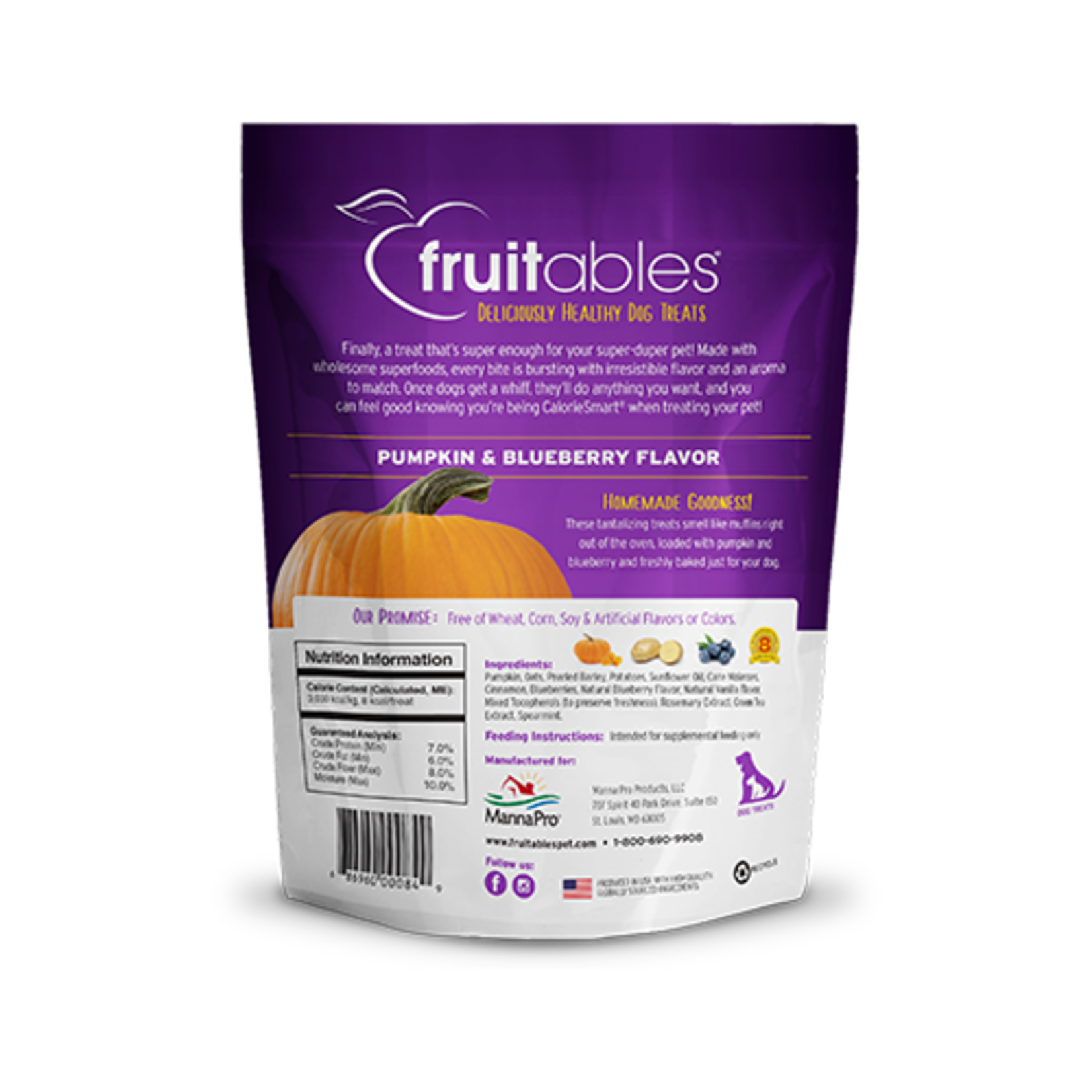 Fruitables Fruitables Pumpkin & Blueberry 7oz
