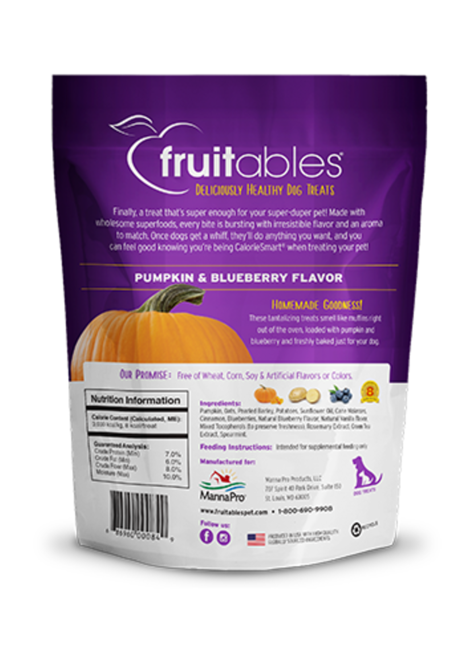 Fruitables Fruitables Pumpkin & Blueberry 7oz