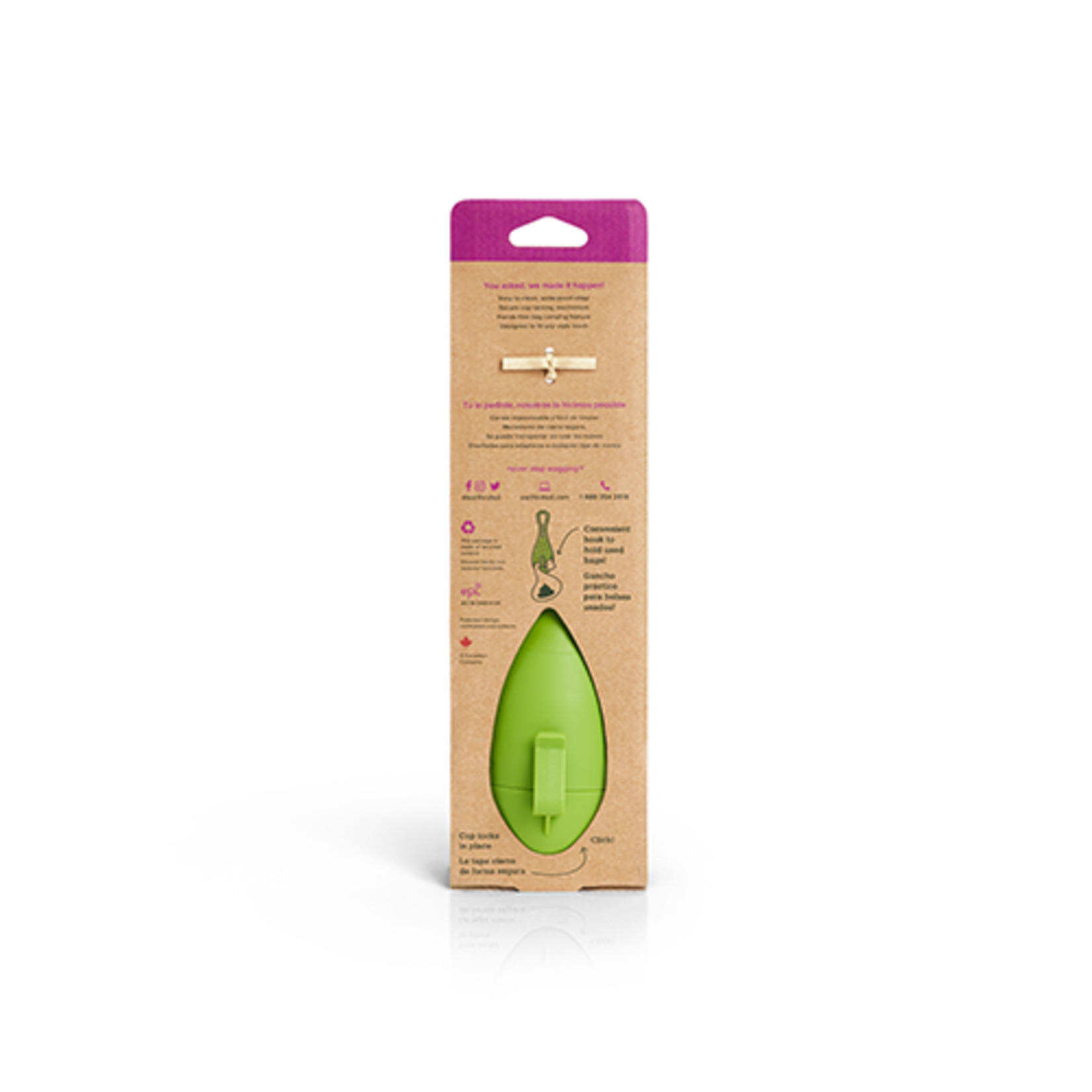 Earth Rated Earth Rated Poop Bag Leash Dispenser Lavendar 15 bags