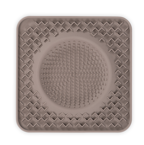 Messy Mutts Silicone Licking Bowl Mat Grey Heritage Pet and Garden