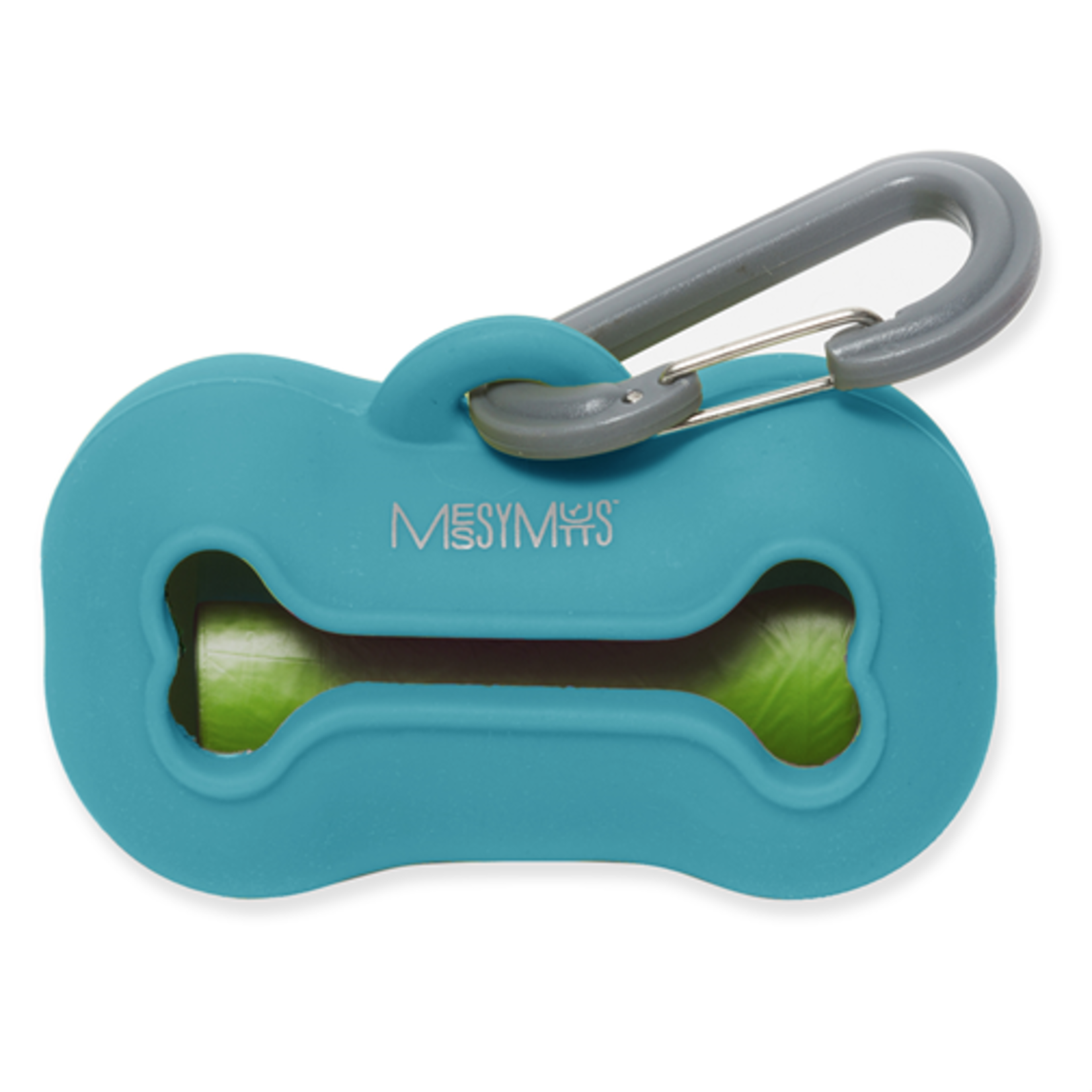 Messy Mutts Messy Mutts Silicone Waste Bag Holder Blue
