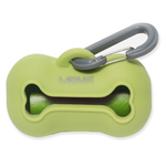 Messy Mutts Messy Mutts Silicone Waste Bag Holder Green