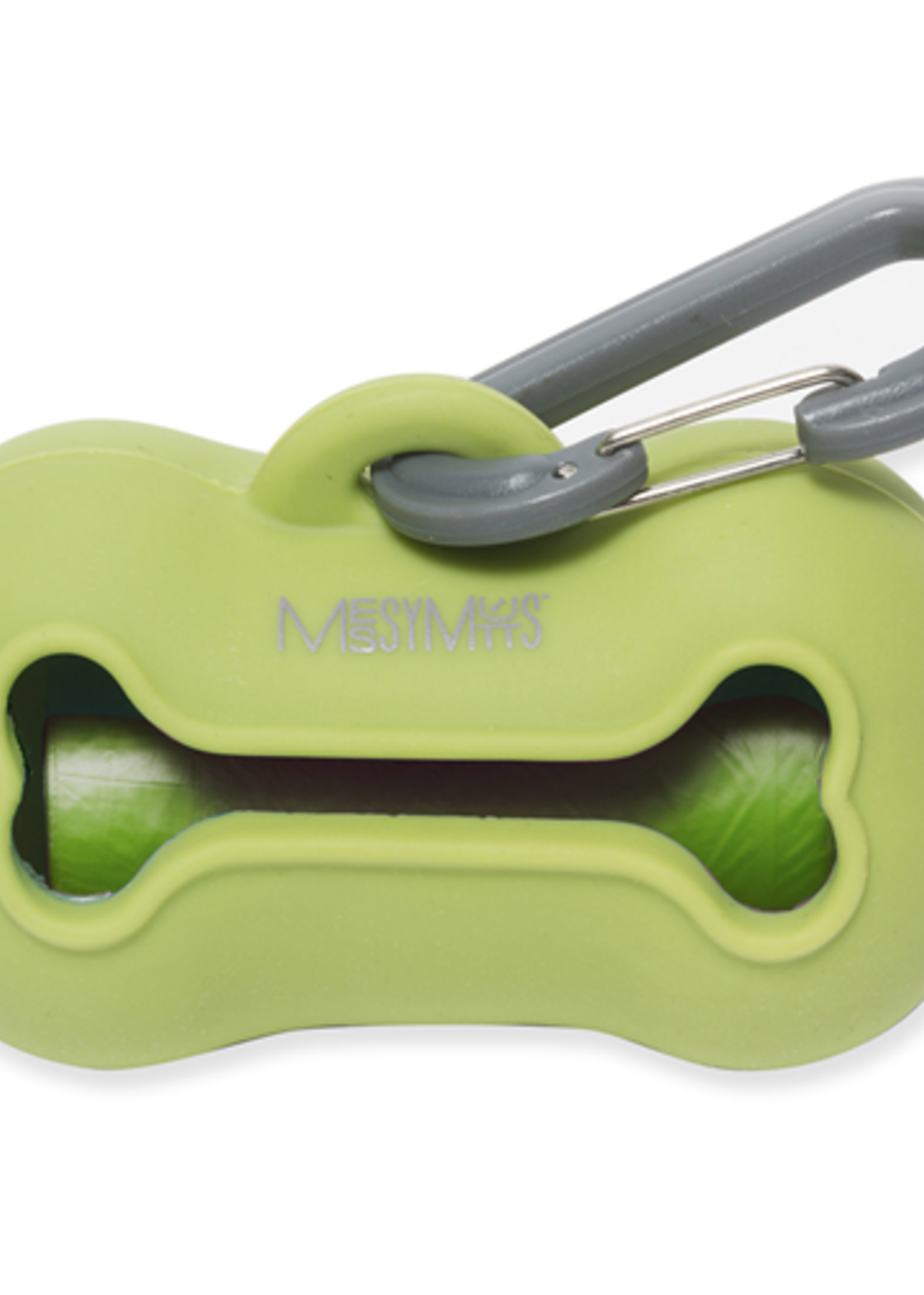 Messy Mutts Messy Mutts Silicone Waste Bag Holder Green