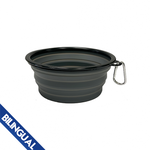 Muttluks Muttluks Collapsible Dog Bowl Grey Large