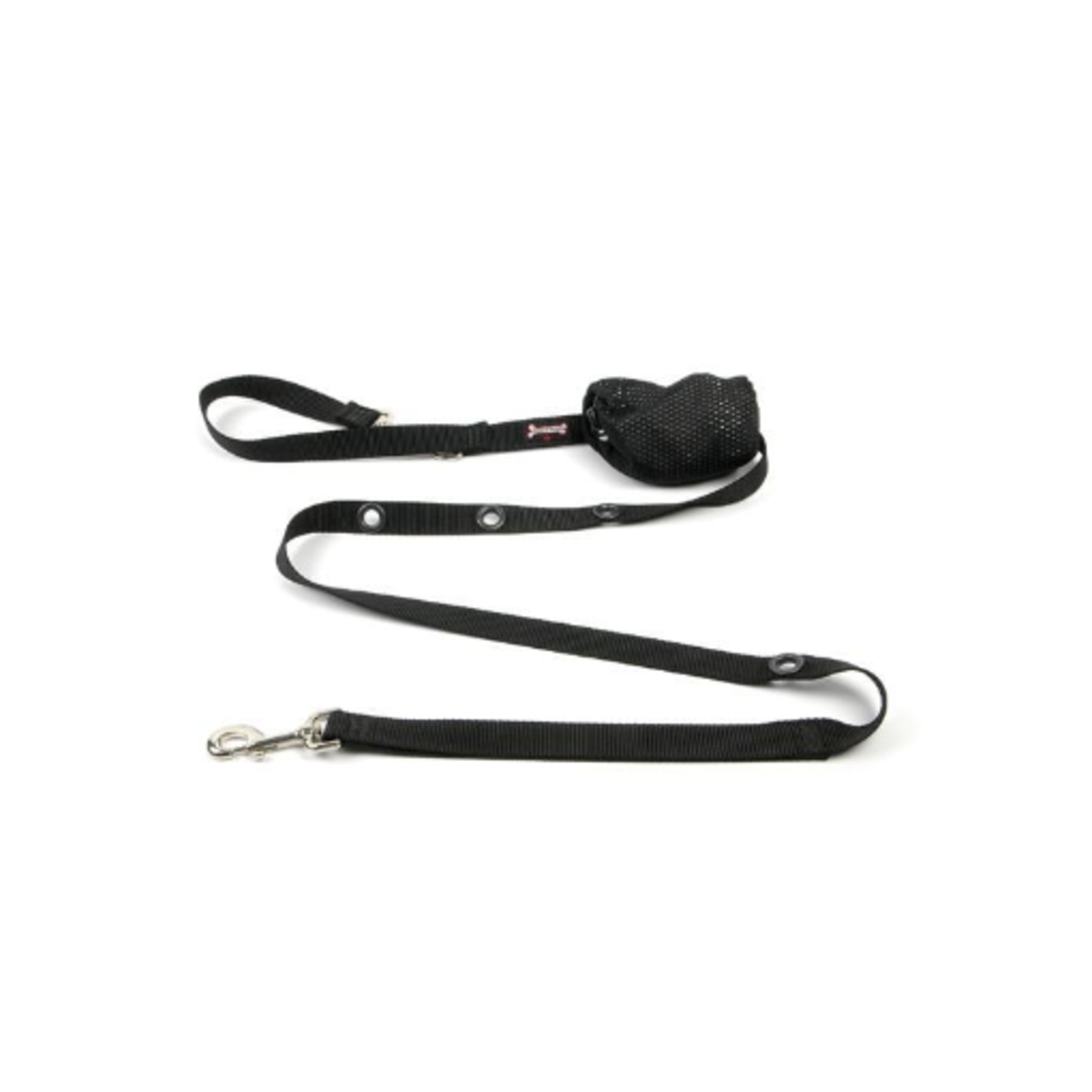 Smoochy Poochy Smoochy Poochy  Hands Free Lead 8ft Black