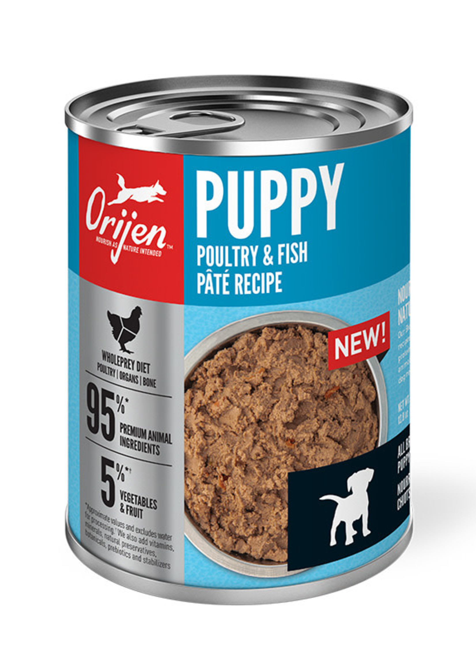 Orijen Orijen Puppy Poultry & Fish Pate Dog Can 12.8oz