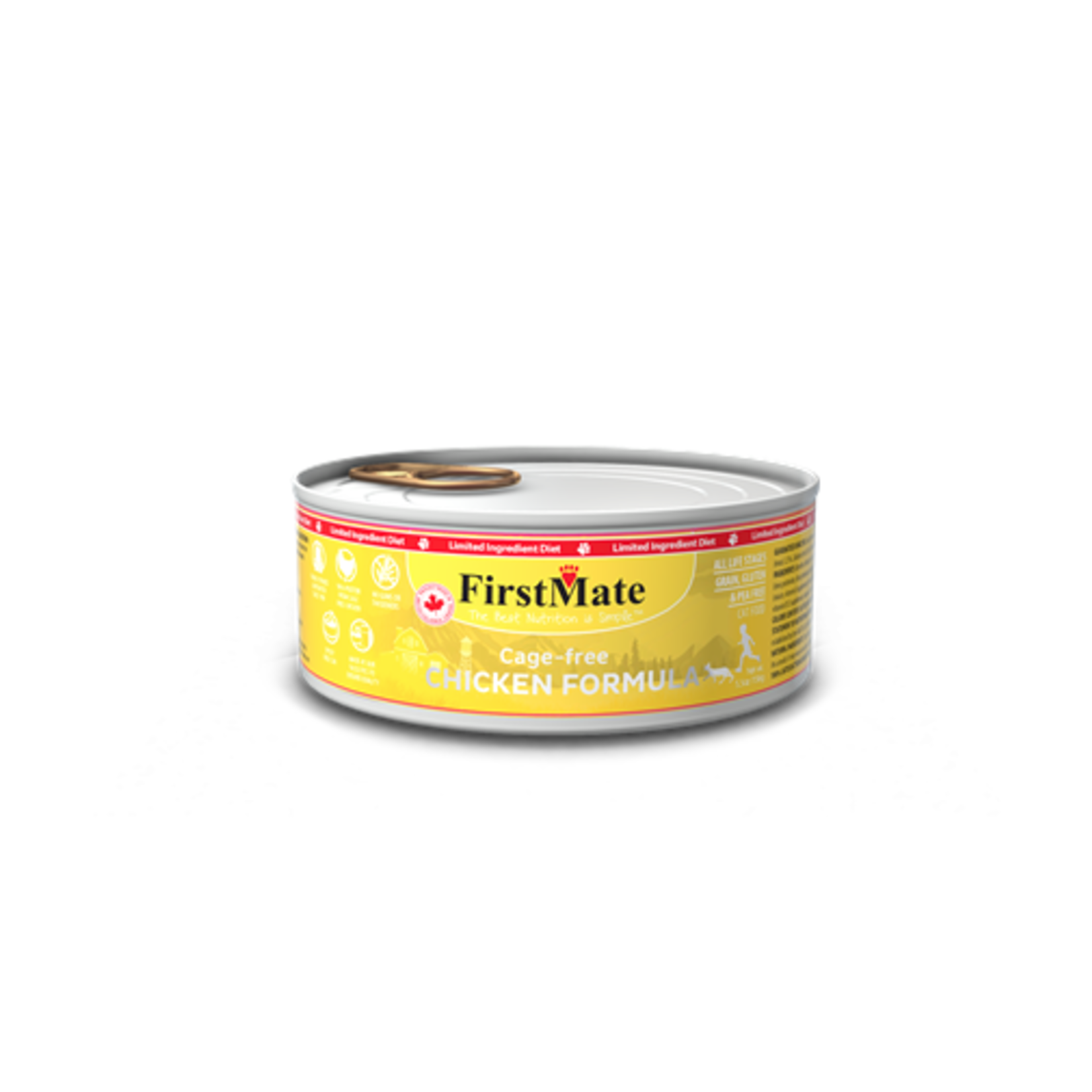 FirstMate FirstMate Grain Free LID Chicken Cat Can 156g