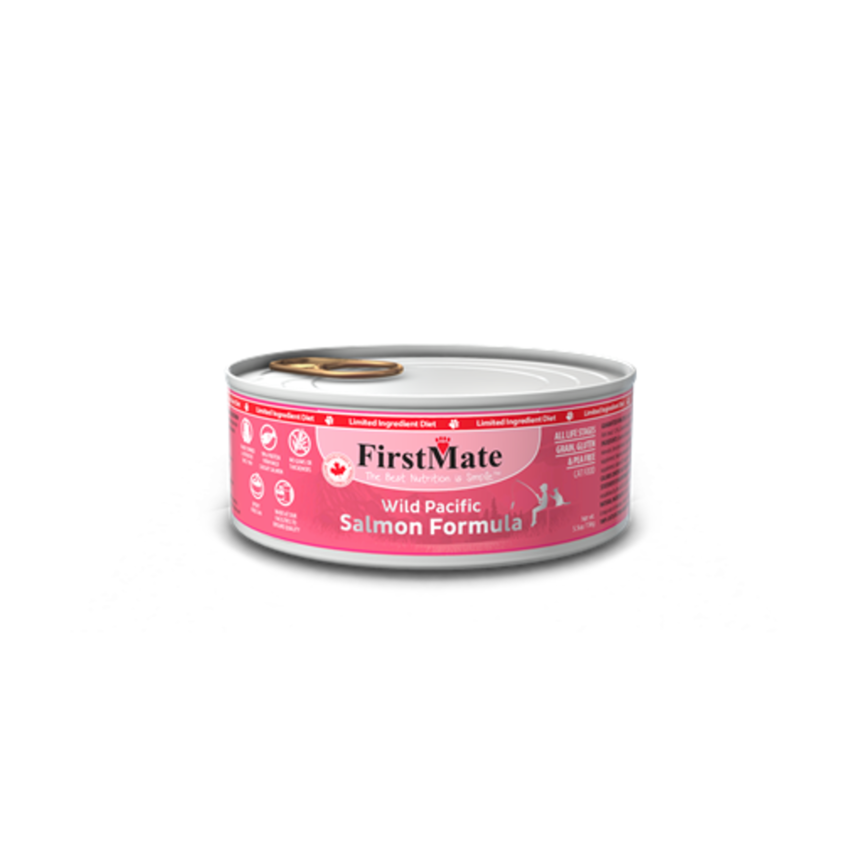 FirstMate FirstMate Grain Free Salmon Cat 156g 5.5 oz can