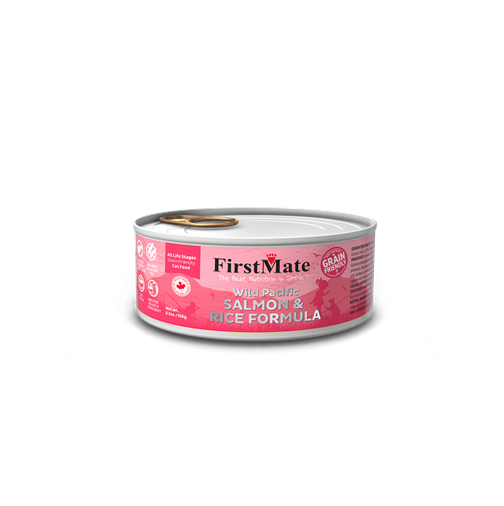Firstmate Grain Friendly Salmon with Rice Cat Can 156G Heritage Pet
