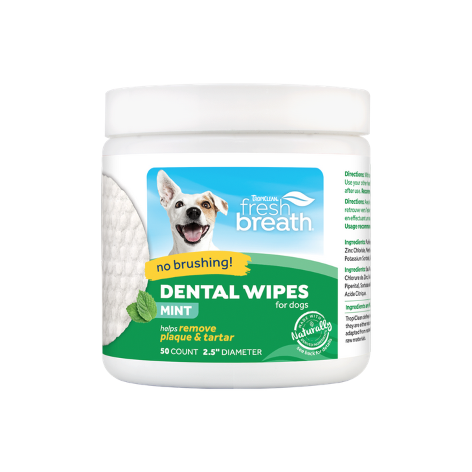 Tropiclean® Tropiclean Fresh Breath Dental Wipes 50 Count