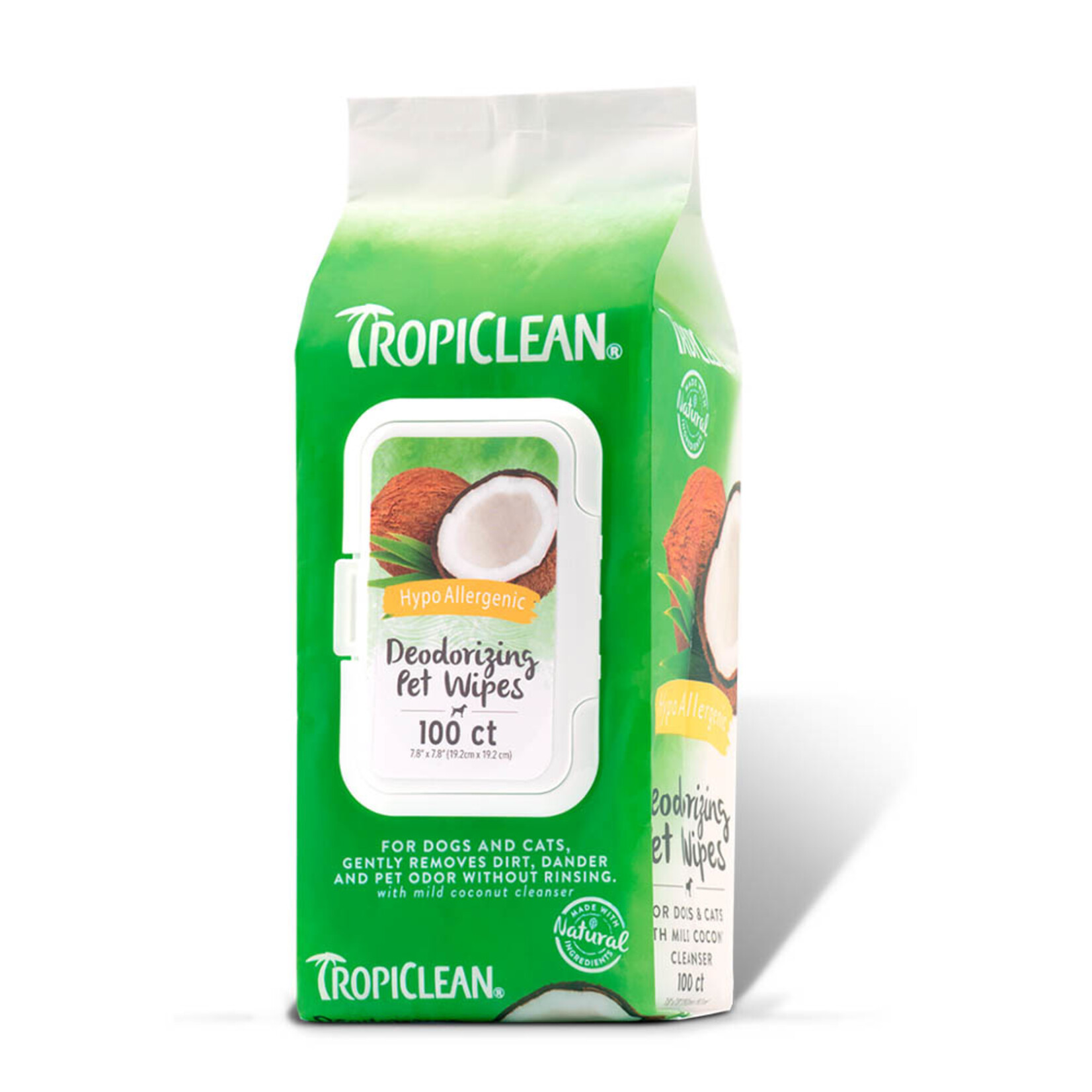Tropiclean® Tropiclean Hypoallergenic Pet Wipes 100ct