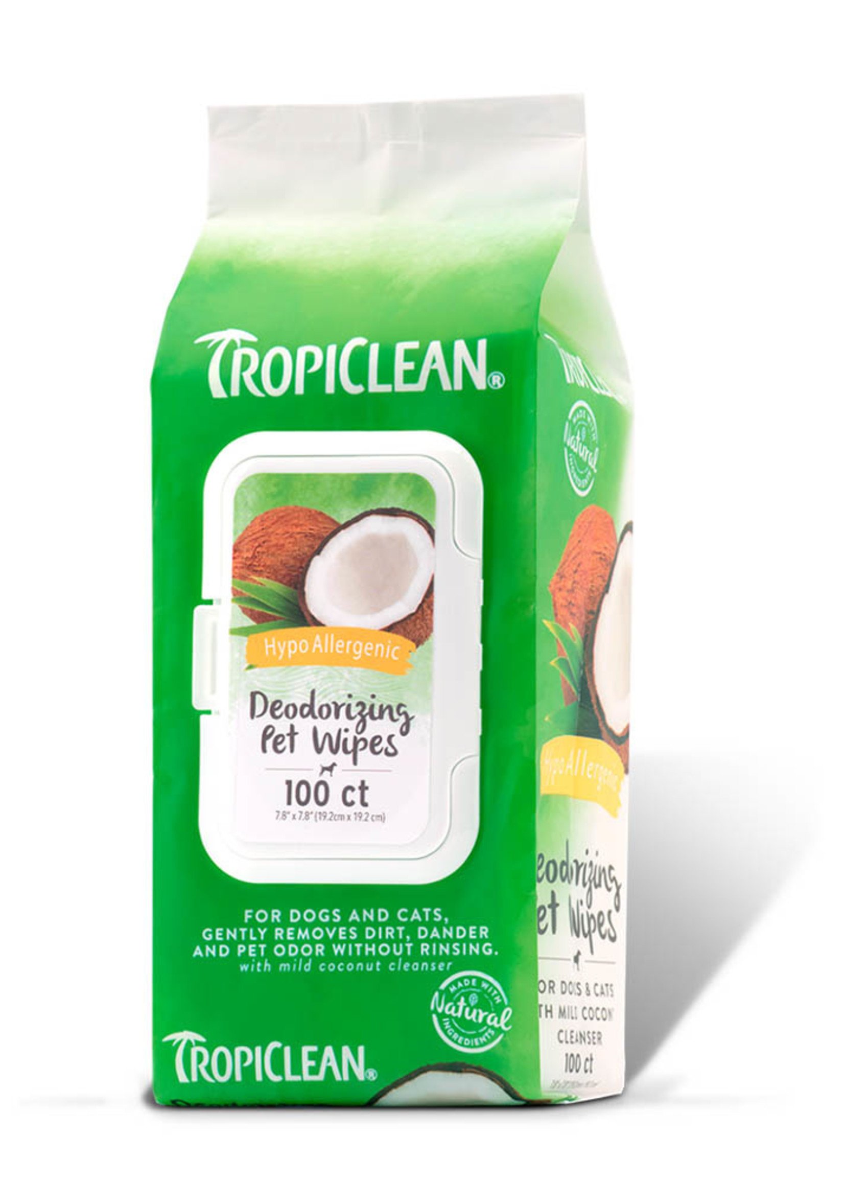 Tropiclean® Tropiclean Hypoallergenic Pet Wipes 100ct