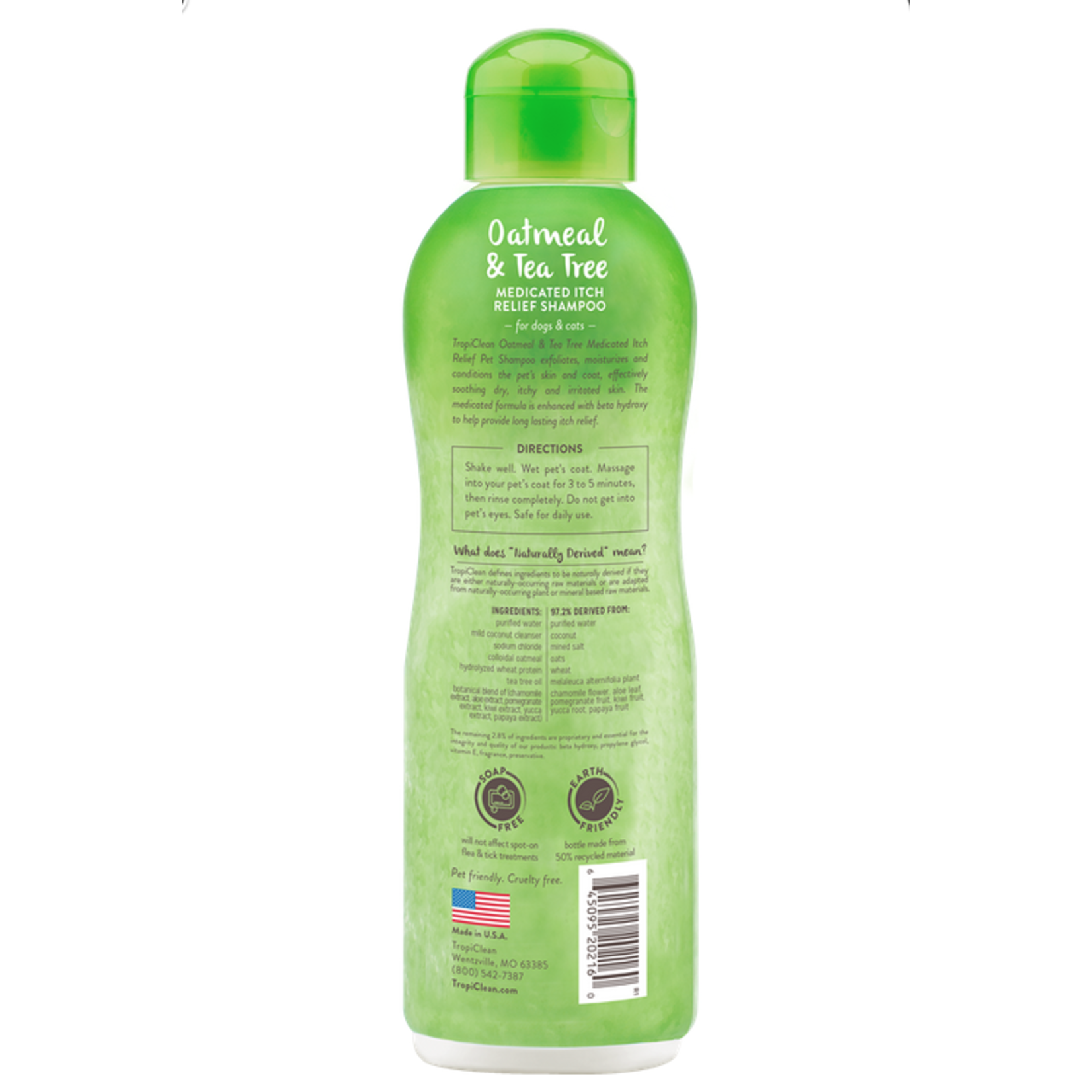 Tropiclean® Tropiclean Oatmeal and Tea Tree Medicated Pet Shampoo 20oz