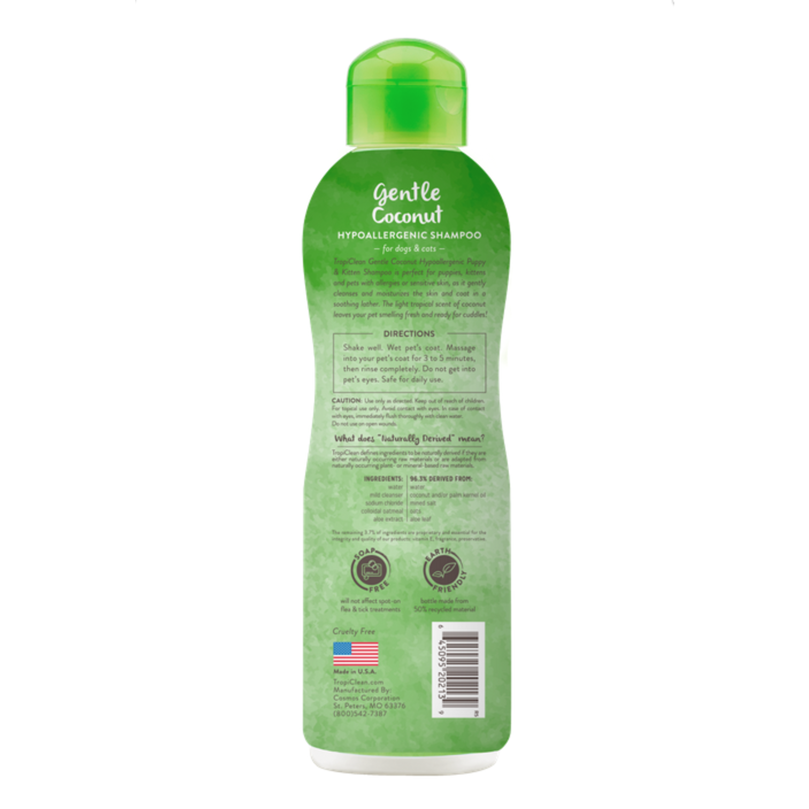 Tropiclean® Tropiclean Hypoallergenic Coconut Puppy & Kitten Shampoo 20 oz