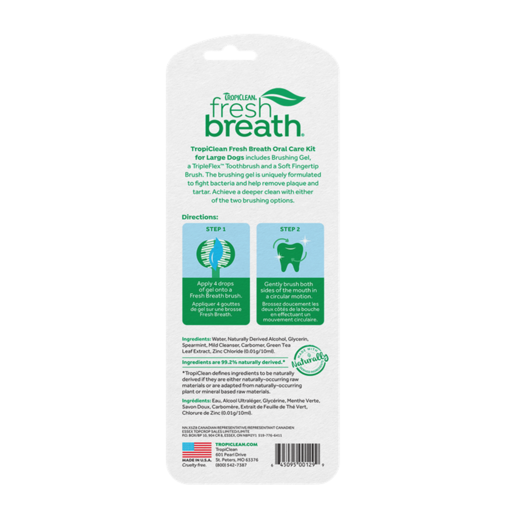 Tropiclean® Tropiclean Oral Care Kit Medium & Large Dog 3 pc