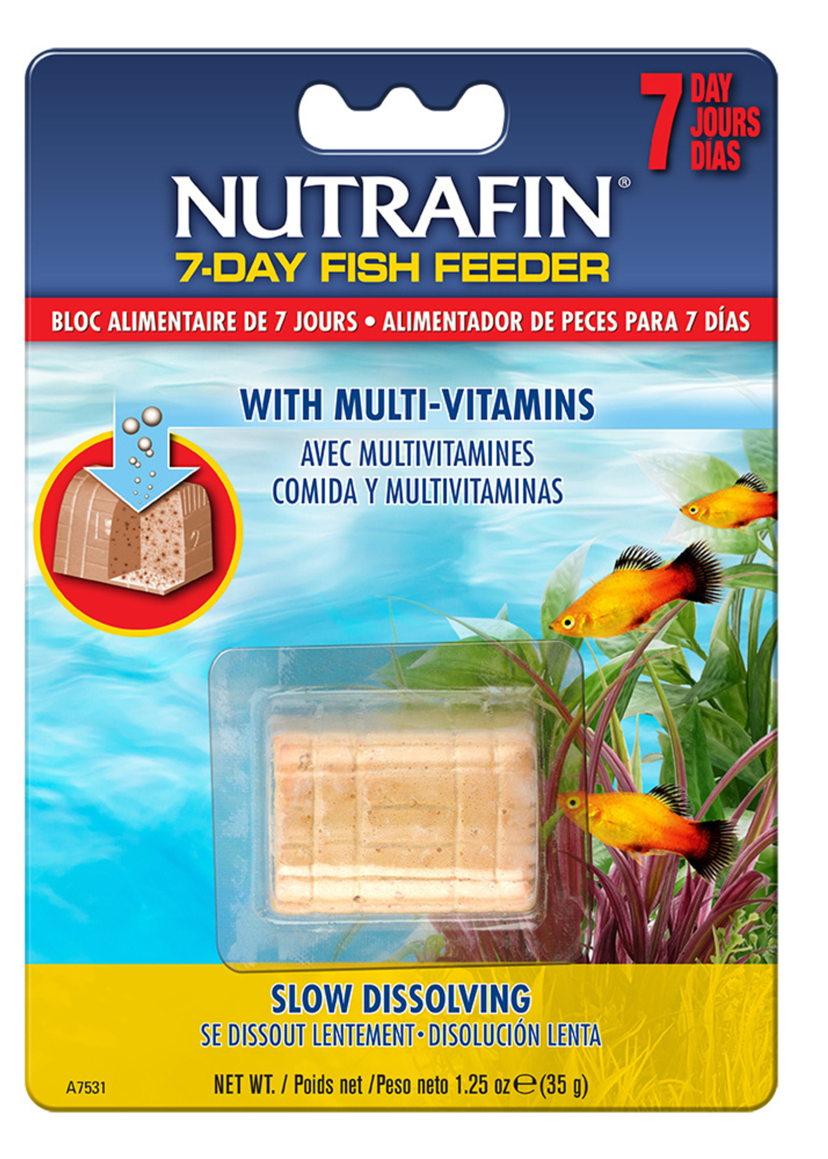 Nutrafin Nutrafin 7-Day Fish Feeder With Multi-Vitamins