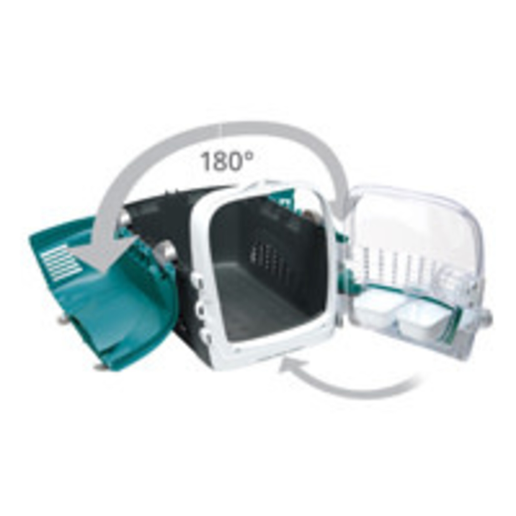 Catit 2.0 Cabrio Carrier, Turquiose, Airplane Safe