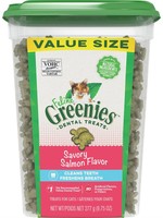 Greenies Greenies Feline Dental Treat Salmon Tub 9.75oz