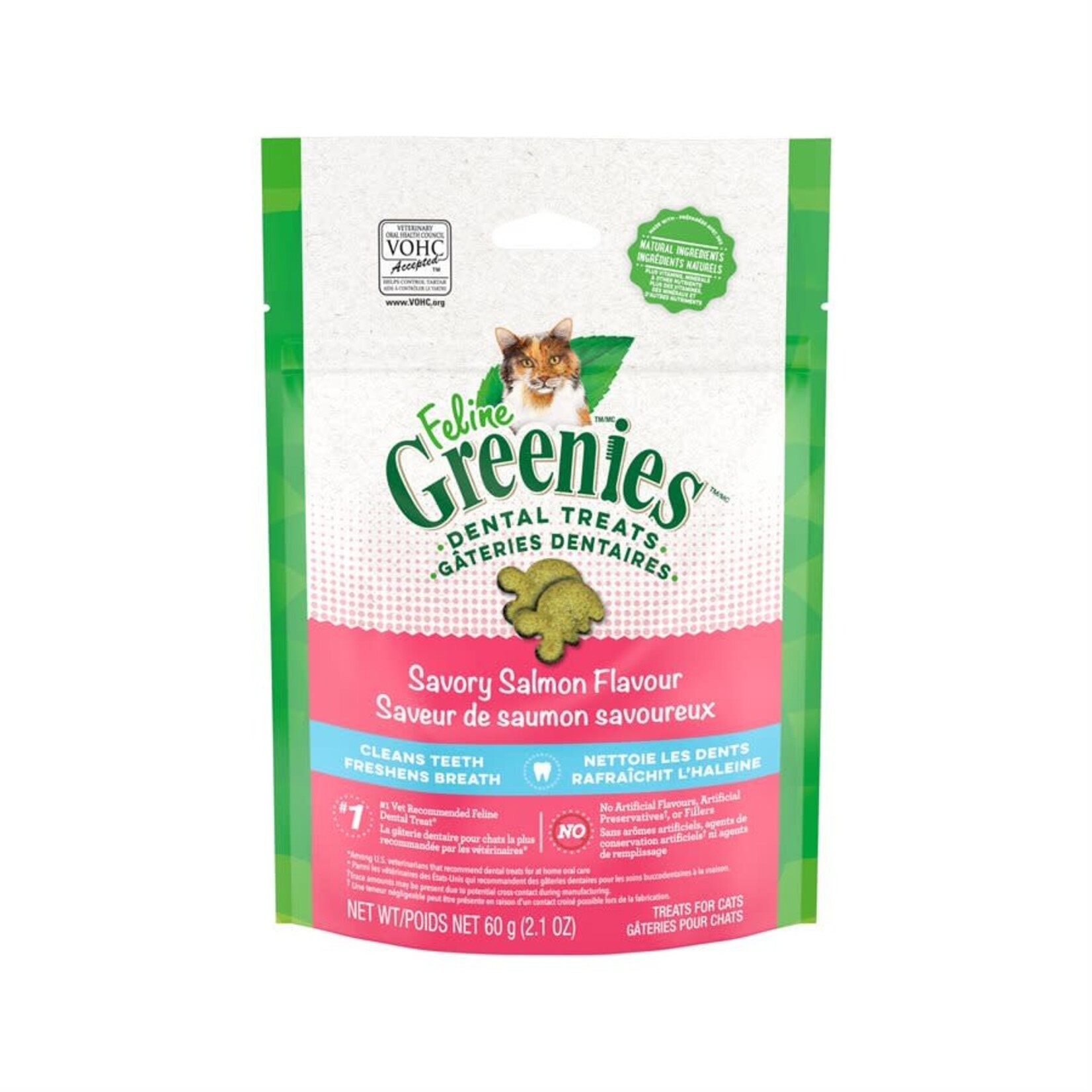 Greenies Greenies Feline Salmon Complete Dental Treat 2.1oz