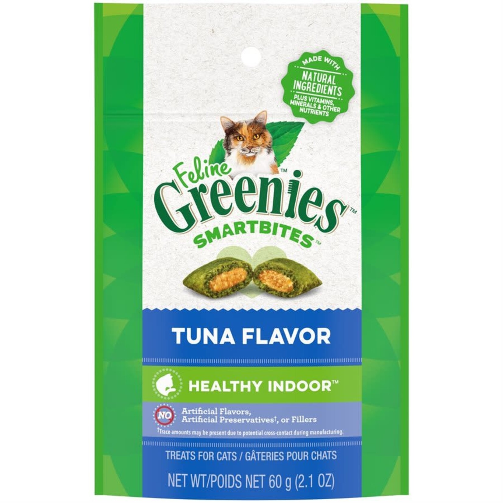 Greenies Greenies Feline Smartbites Hairball Control Tuna 2.1oz