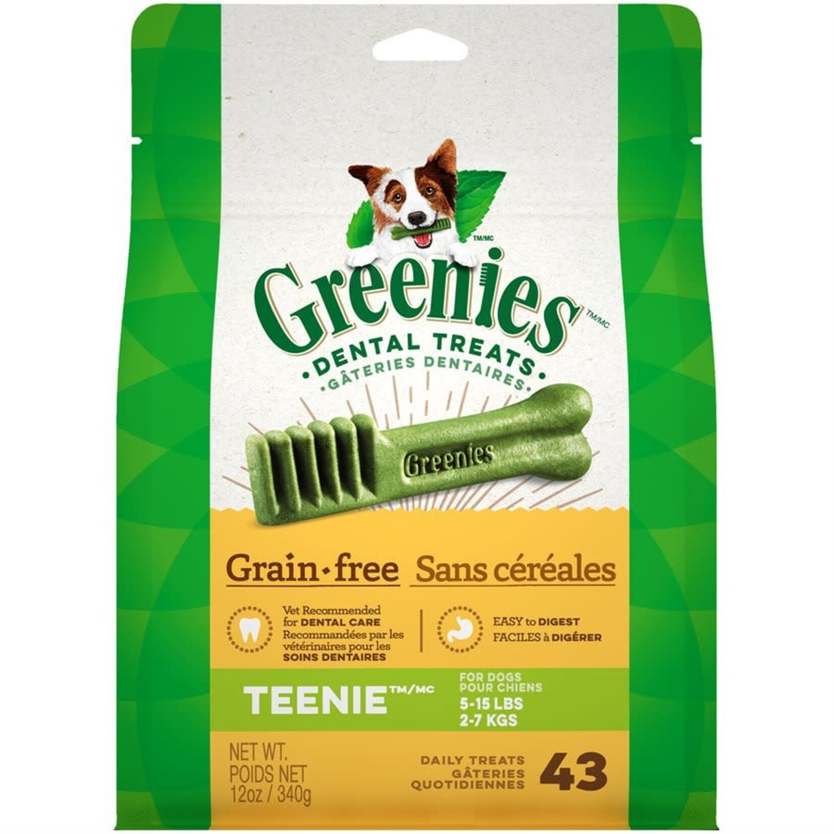 Greenies Greenies Grain Free Treat-Pak Teenie 12oz.