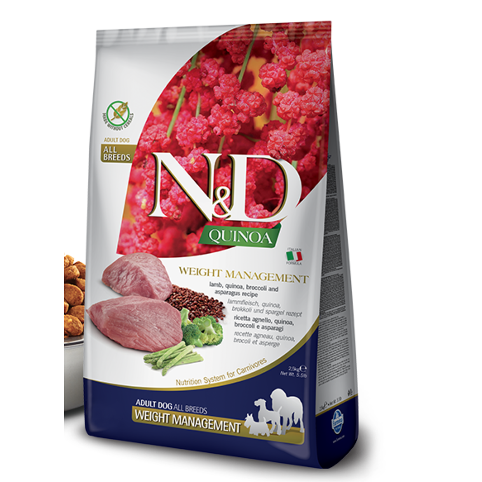 Farmina N&D Dog Lamb & Quinoa Weight Management 5.5LB