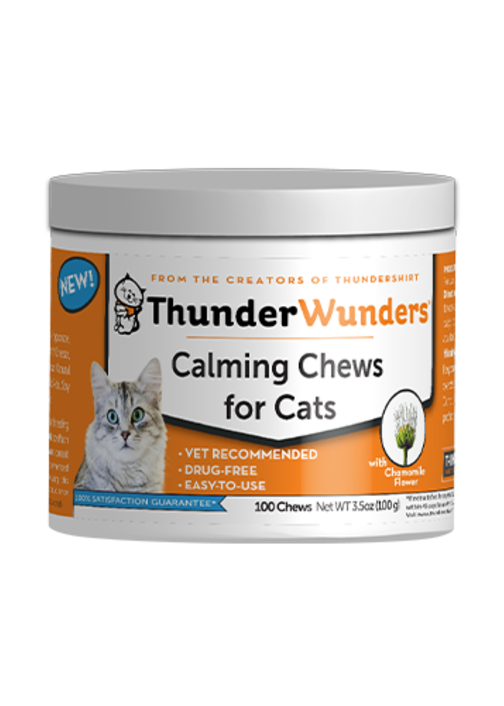 Thunder Works ThunderWunders Cat Calming Chews 100ct