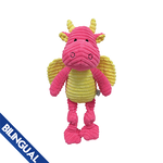 Fou Fou Fou Fou Knotted Dragon Large Pink & Yellow
