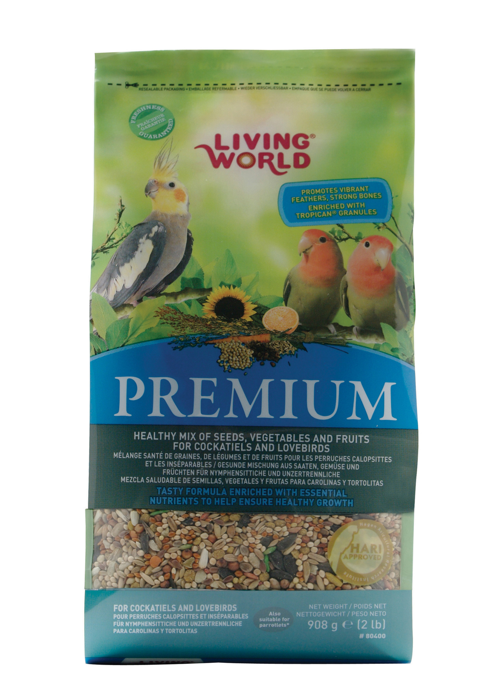 Living World  Premium Cockatiel 2lb