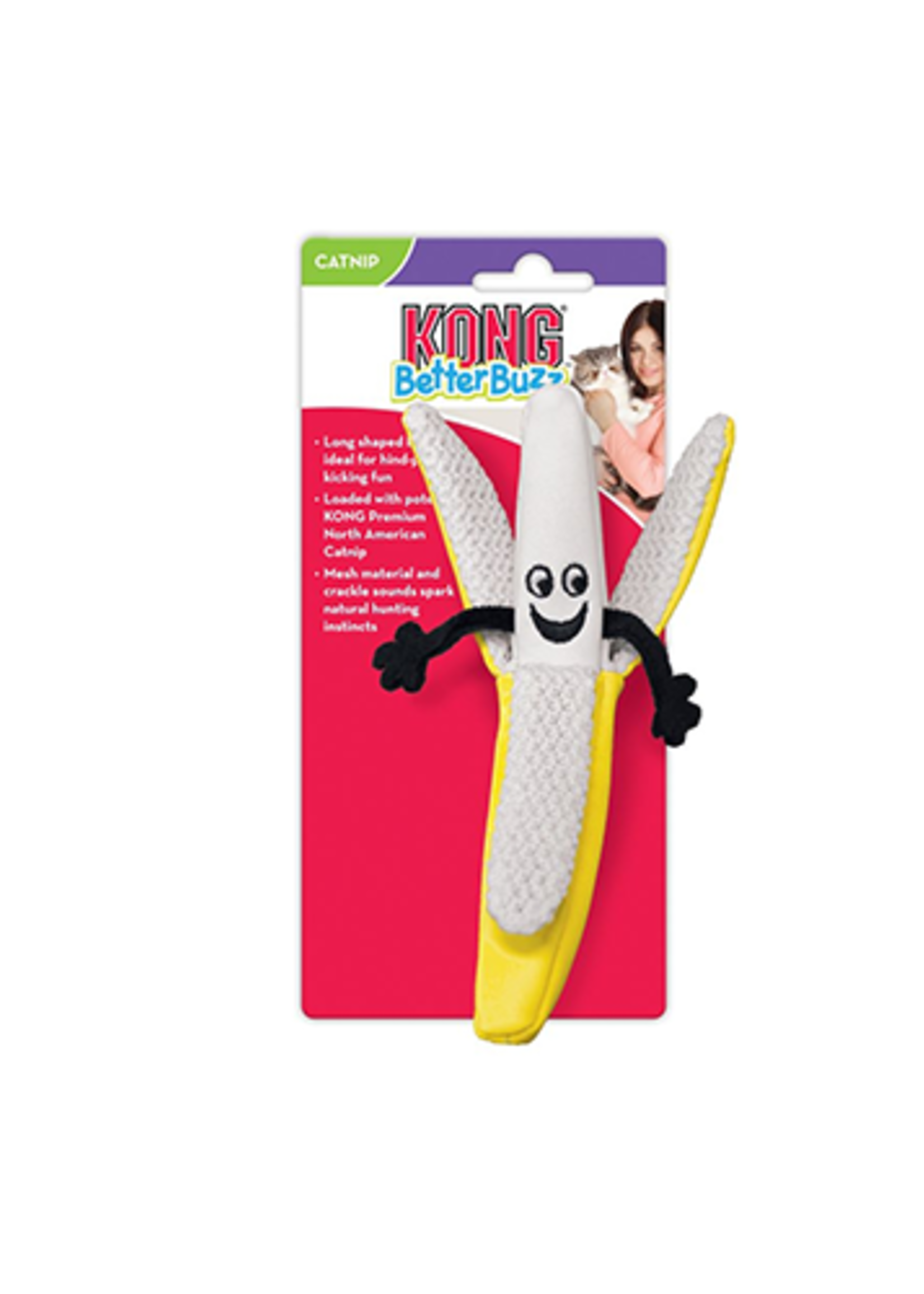 Kong® Kong Cat Better Buzz Banana with Catnip