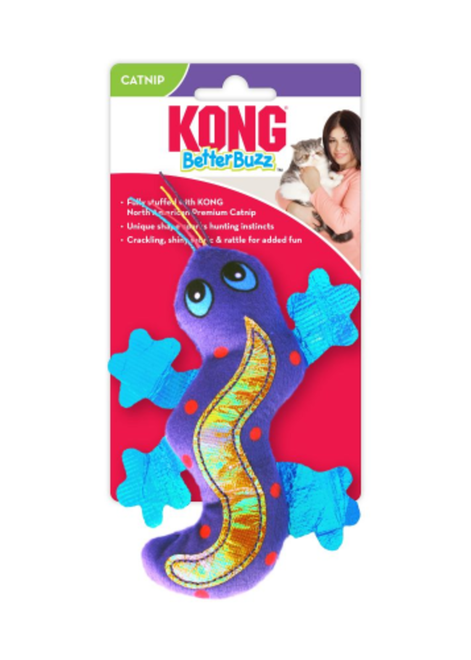 Kong® Kong Cat Better Buzz Gecko with Catnip