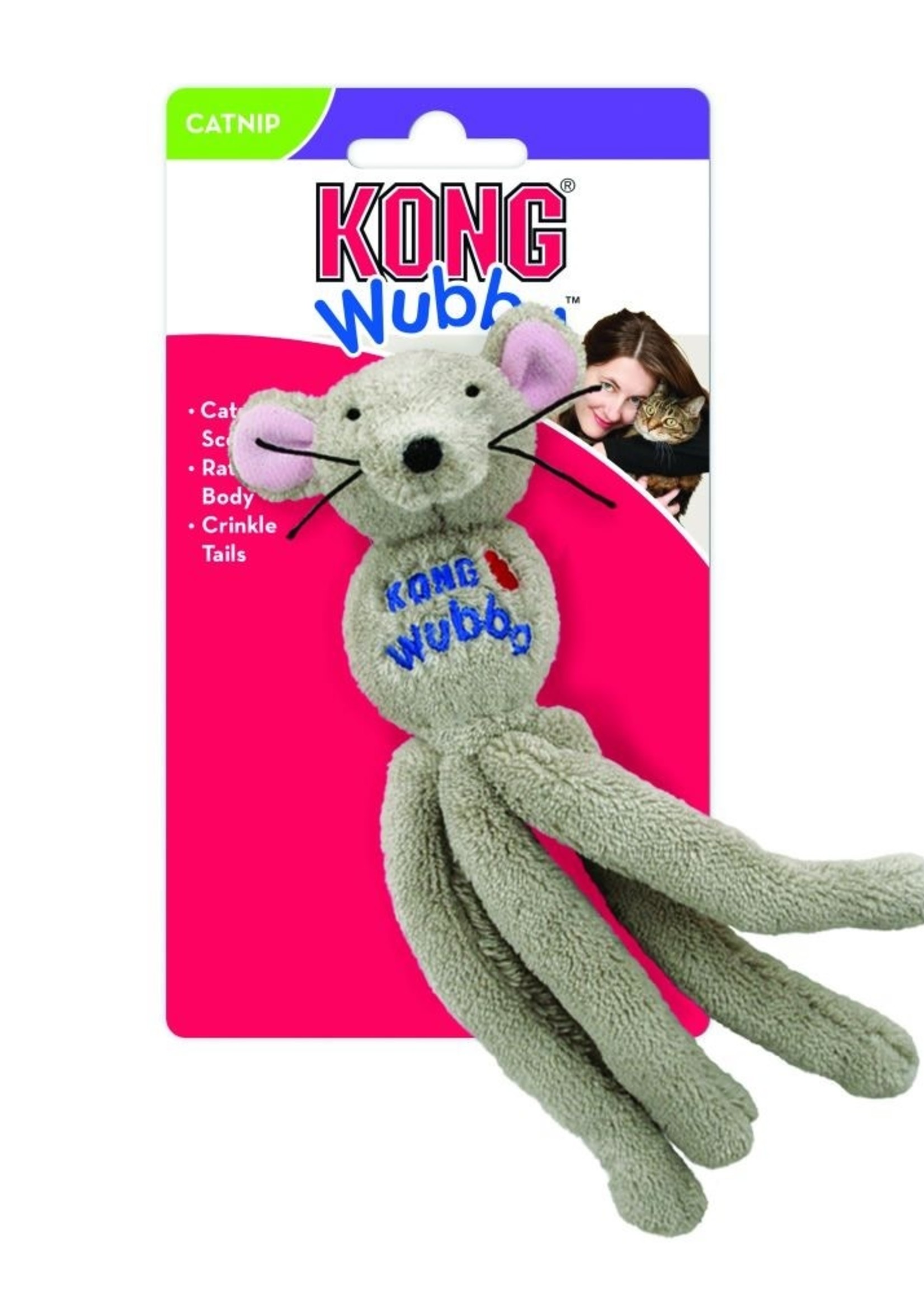 Kong® Kong Cat Wubba Mouse with Catnip