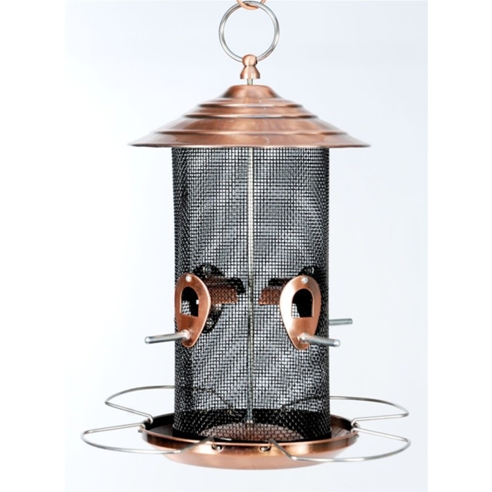 Copper Mixed Seed Feeder