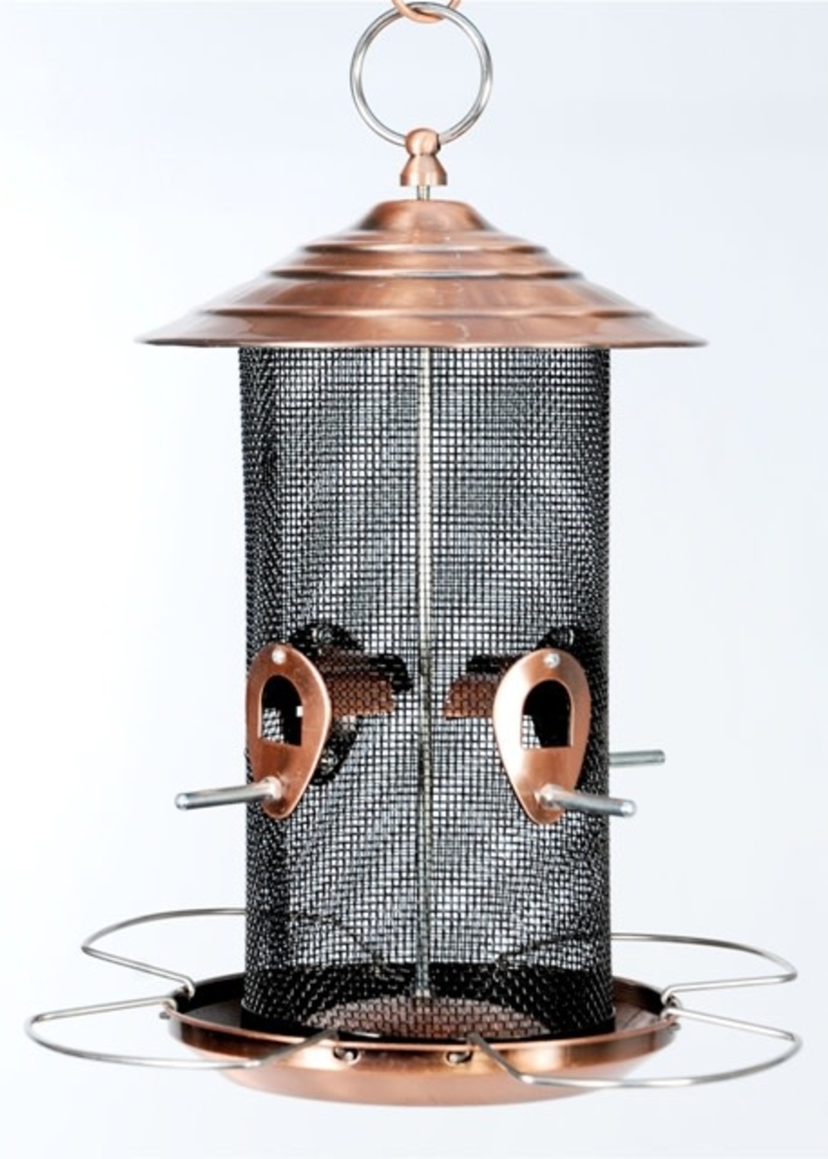 Copper Mixed Seed Feeder