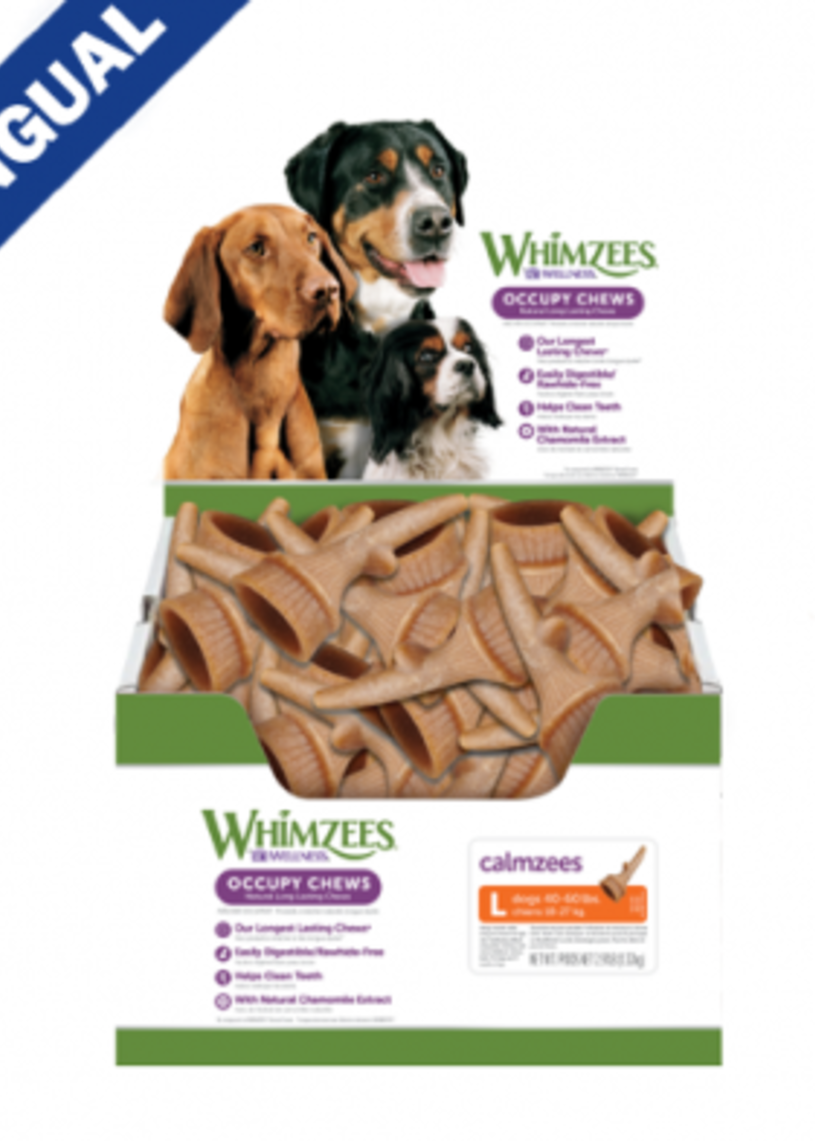 Whimzees™ Whimzee Occupy Antler Large Chew Single