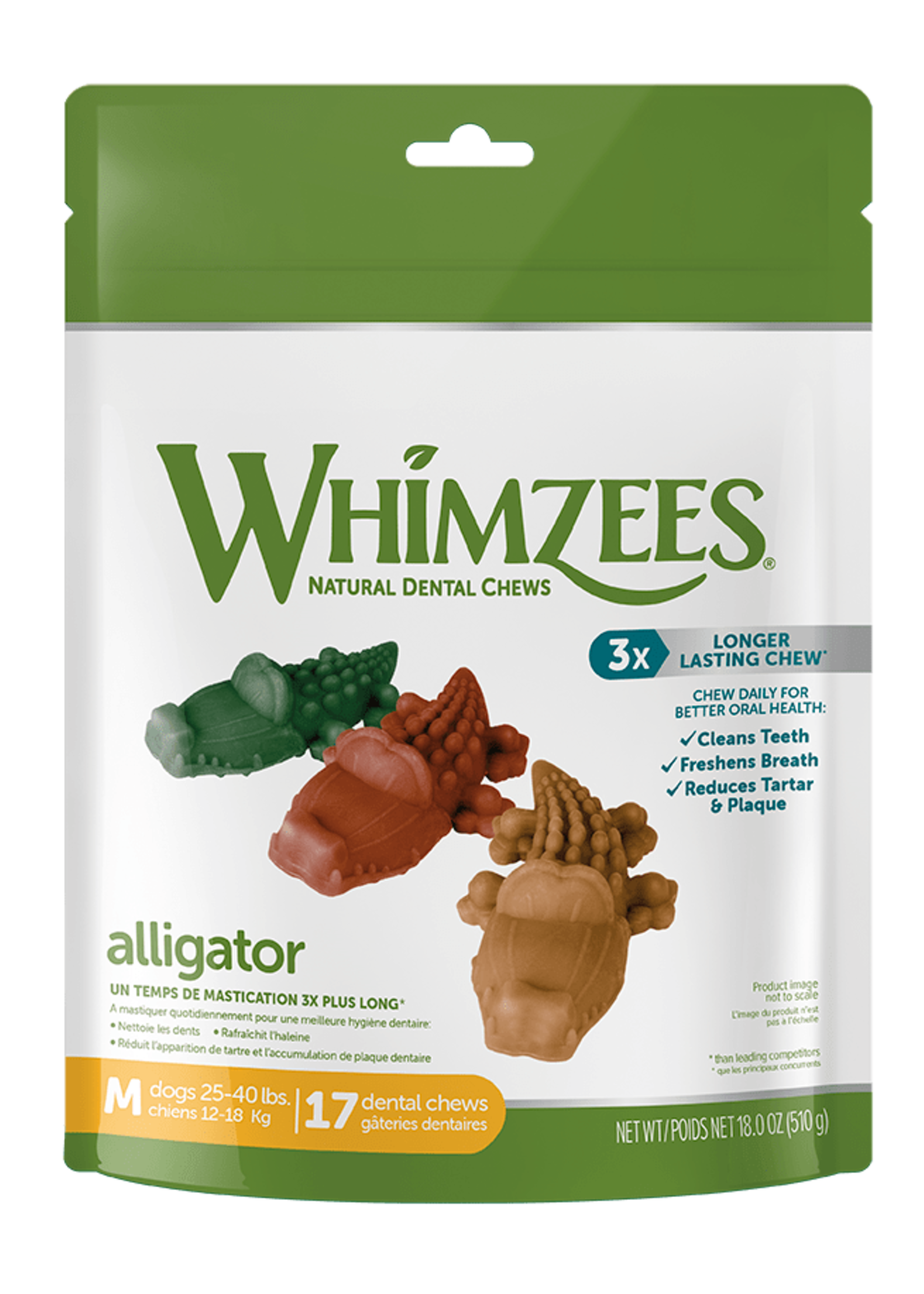 Whimzees™ Whimzees Pouch Alligator Medium 12.7oz
