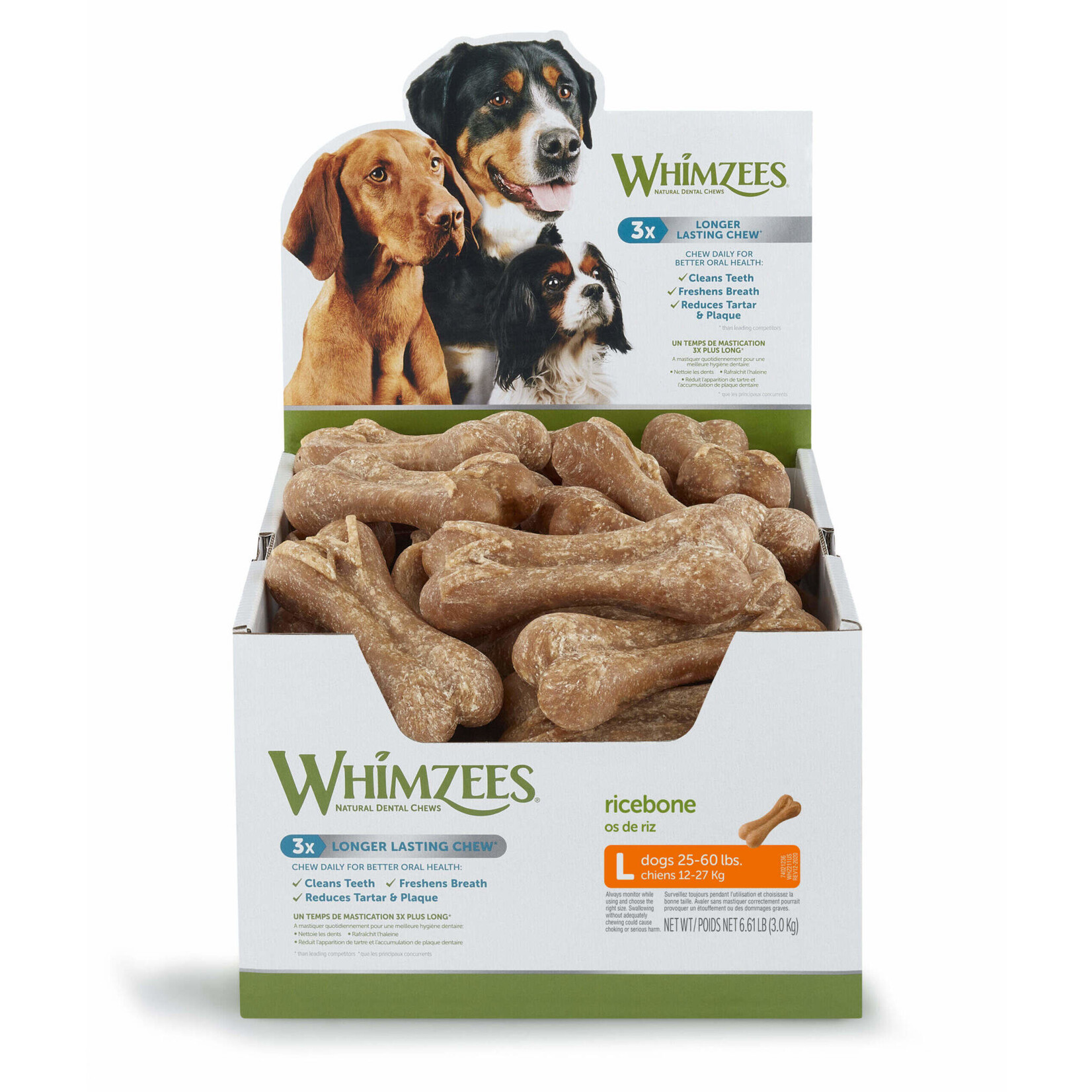 Whimzees™ Whimzee  Large Rice Bone single