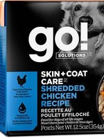Go! Solutions GO! Dog Skin & Coat Shredded Chicken Dog 12.5oz