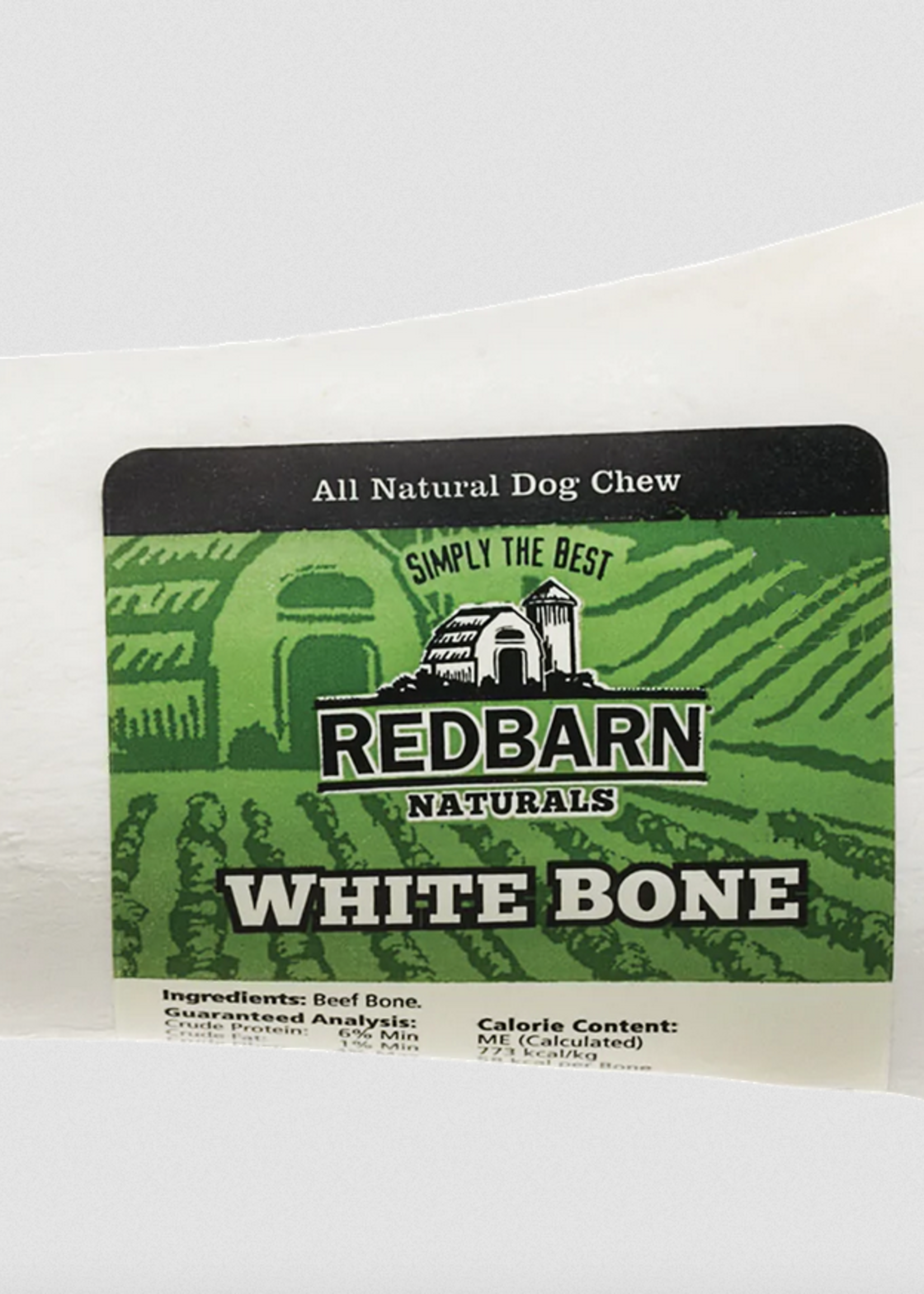 Red Barn White Bone Large Dog  single