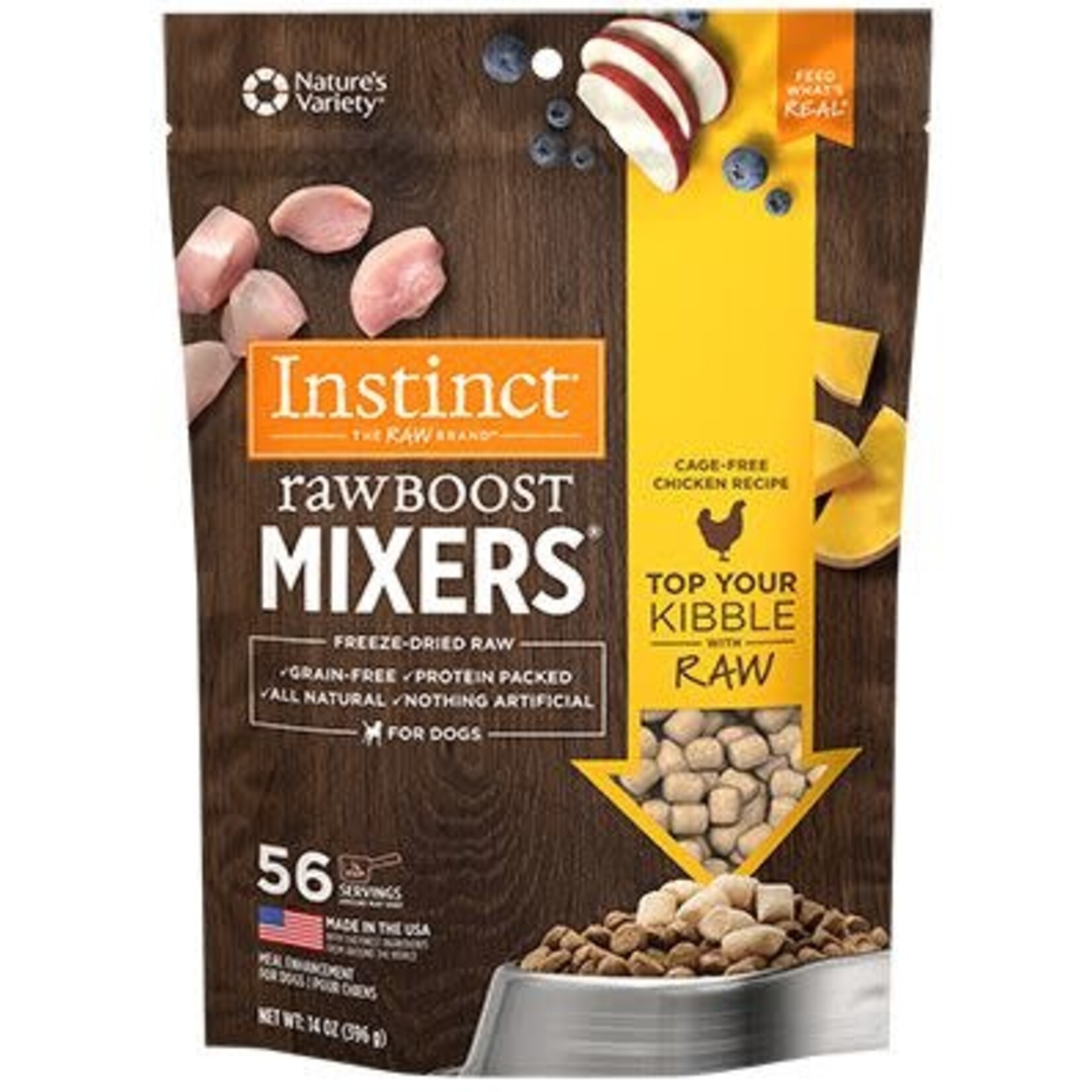 Instinct Raw Freeze Dried Mixers for Dogs Chicken 14oz